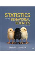 Statistics for the Behavioral Sciences