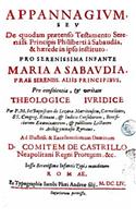 De quodam praetenso testamento sereniss. principis Philiberti à Sabaudia