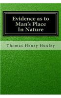 Evidence as to Man's Place In Nature