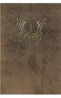 Monogram "J" Blank Book