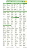Medical Spanish Pocketcard Set