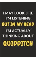 I May Look Like I'm Listening But In My Head I'm Actually Thinking About Quidditch