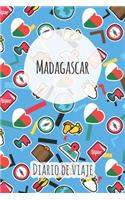 Diario de viaje Madagascar: Planificador de viajes I Planificador de viajes por carretera I Cuaderno de puntos I Cuaderno de viaje I Diario de bolsillo I Regalo para mochileros