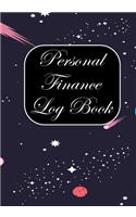 Personal Finance Log Book: Simple Budget Planner Workbook, Bill Payment Log, Debt Tracking Organizer With Income Expenses Tracker, Savings, Personal fiance