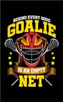 Behind Every Good Goalie Is An Empty Net: Behind Every Good Goalie Is An Empty Net Lacrosse 2020 Pocket Sized Weekly Planner & Gratitude Journal (53 Pages, 5" x 8") - Blank Sections For Note