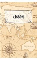 Lisbon: Ruled Travel Diary Notebook or Journey Journal - Lined Trip Pocketbook for Men and Women with Lines