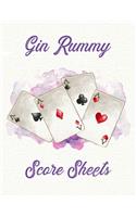 Gin Rummy Score Sheets