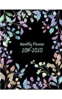 2019-2020 Monthly Planner: Academic Weekly & Monthly Pocket Calendar Schedule Organizer, 8.5" x 11", 102 Pages