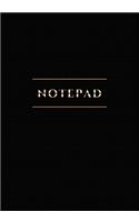 Notepad: (7" x 10") Notebook