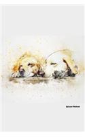 Labrador Notebook: Stunning Hand Painted Watercolor Dog Journal