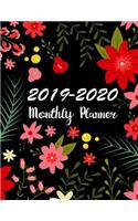 2019-2020 Monthly Planner: Flower Design, 24 Months January 2019 to December 2020, Daily Planner 2019-2020, Two Year Monthly Calendar Planner, Academic Agenda Schedule Organiz(6 Two Year Daily Weekly Monthly Calendar Planner)