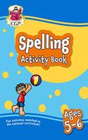 Spelling Activity Book for Ages 5-6 (Year 1): (CGP KS1 Activity Books and Cards)
