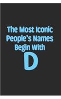 The Most Iconic People's Names Begin with D