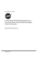 Conical Shock-Strength Determination on a Low-Sonic-Boom Aircraft Model by Doppler Global Velocimetry