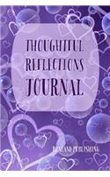 Thoughtful Reflections Journal: Hearts and Bubbles