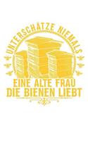 Alte Imkerinnen Haben Es Drauf: Notizbuch Für Imkerin Oma Imker-In Imkern Bienen Groß-Mutter Oma Rentnerin