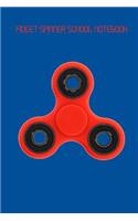Fidget Spinner School Notebook