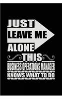 Just Leave Me Alone This Business Operations Manager Knows What To Do