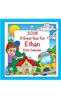 2018 - A Great Year for Ethan Kid's Calendar