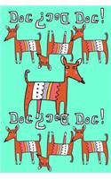 Bullet Journal Notebook for Dog Lovers, Red Dogs in a Row 4: 162 Numbered Pages with 150 Dot Grid Pages, 6 Index Pages and 2 Key Pages for Journaling, Writing, Planning and Doodling, for Women, Men, Kids, Easy