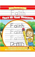 Faith Letter Tracing for Kids Trace my Name Workbook