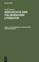 Die Italienische Literatur Der Renaissancezeit