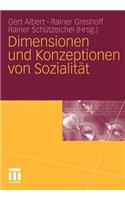 Dimensionen Und Konzeptionen Von Sozialität