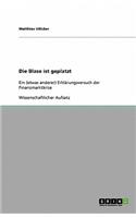 Die Blase ist geplatzt