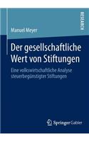 Der gesellschaftliche Wert von Stiftungen