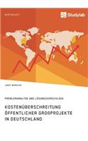 Kostenüberschreitung öffentlicher Großprojekte in Deutschland. Problemanalyse und Lösungsvorschläge