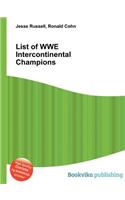 List of Wwe Intercontinental Champions