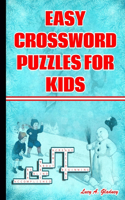 Easy Crossword Puzzles for Kids: Large-Print Best Puzzle Book for Ages 8 and Up