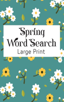 Spring Word Search largePrint