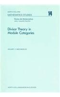 Divisor Theory in Module Categories