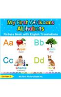 My First Afrikaans Alphabets Picture Book with English Translations