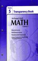 McDougal Littell Math Course 2: Transparency Book: Chapter 5 Course 2(McDougal Littell Math Course 2)