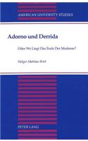 Adorno Und Derrida