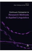 Continuum Companion to Research Methods in Applied Linguistics