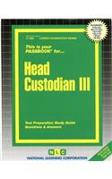 Head Custodian III: Passbooks Study Guide