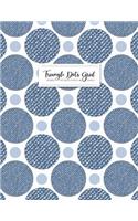 Triangle Dots Grid Graph Paper 5 cm Tridots