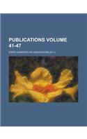 Publications Volume 41-47