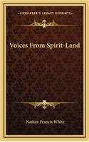 Voices from Spirit-Land
