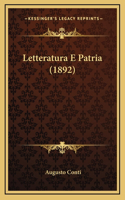 Letteratura E Patria (1892)