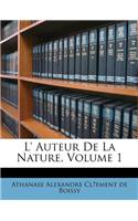 L' Auteur de la Nature, Volume 1