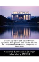 Secondary Network Distribution Systems Background and Issues Related to the Interconnection of Distributed Resources