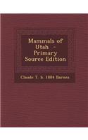 Mammals of Utah