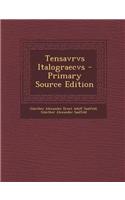 Tensavrvs Italograecvs
