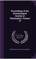 Proceedings of the Entomological Society of Washington, Volume 13