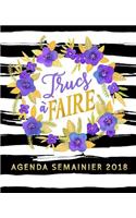 Trucs à faire: Agenda semainier 2018: format de poche