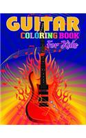 Guitar Coloring Book for Kids: Coloring Book of Guitars for Relaxation, Meditation, and Stress Relief. (Adult Coloring Books for Men)